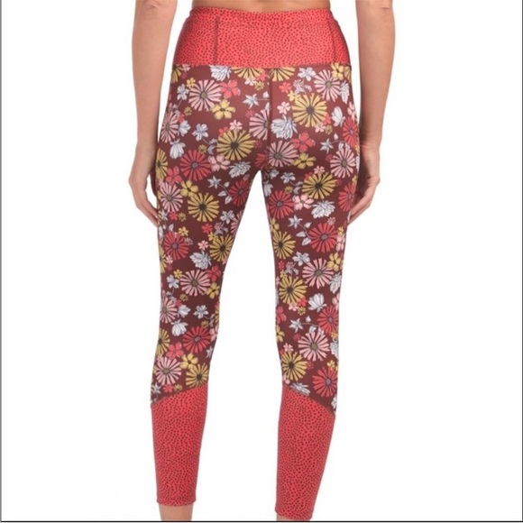 Nanette Lepore floral animal print 7/8th length compression leggings NWT - Picture 2 of 5